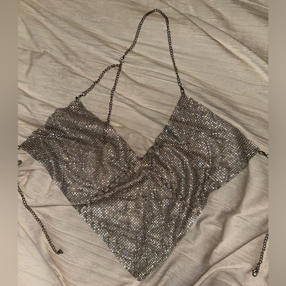 Festival top cover- rhinestones